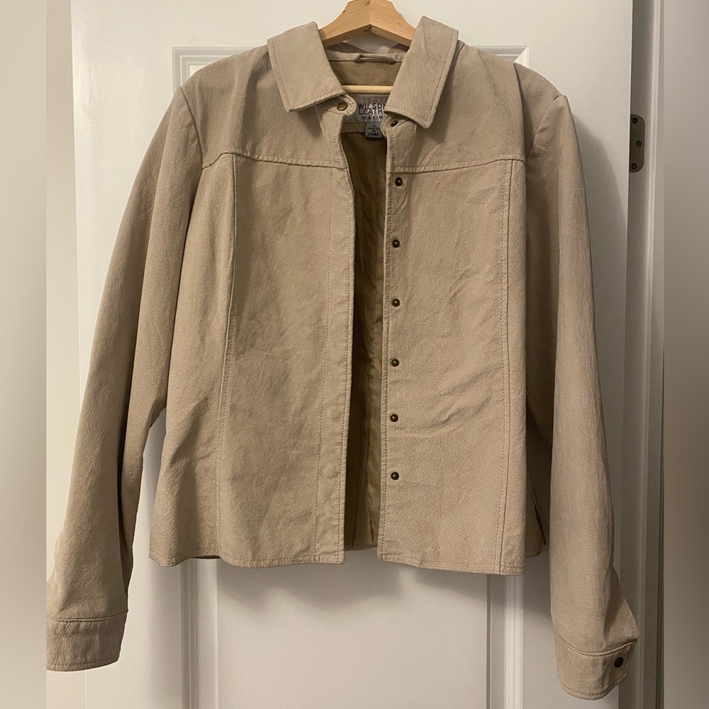 Vintage Wilsons Leather Maxima women’s suede jacket